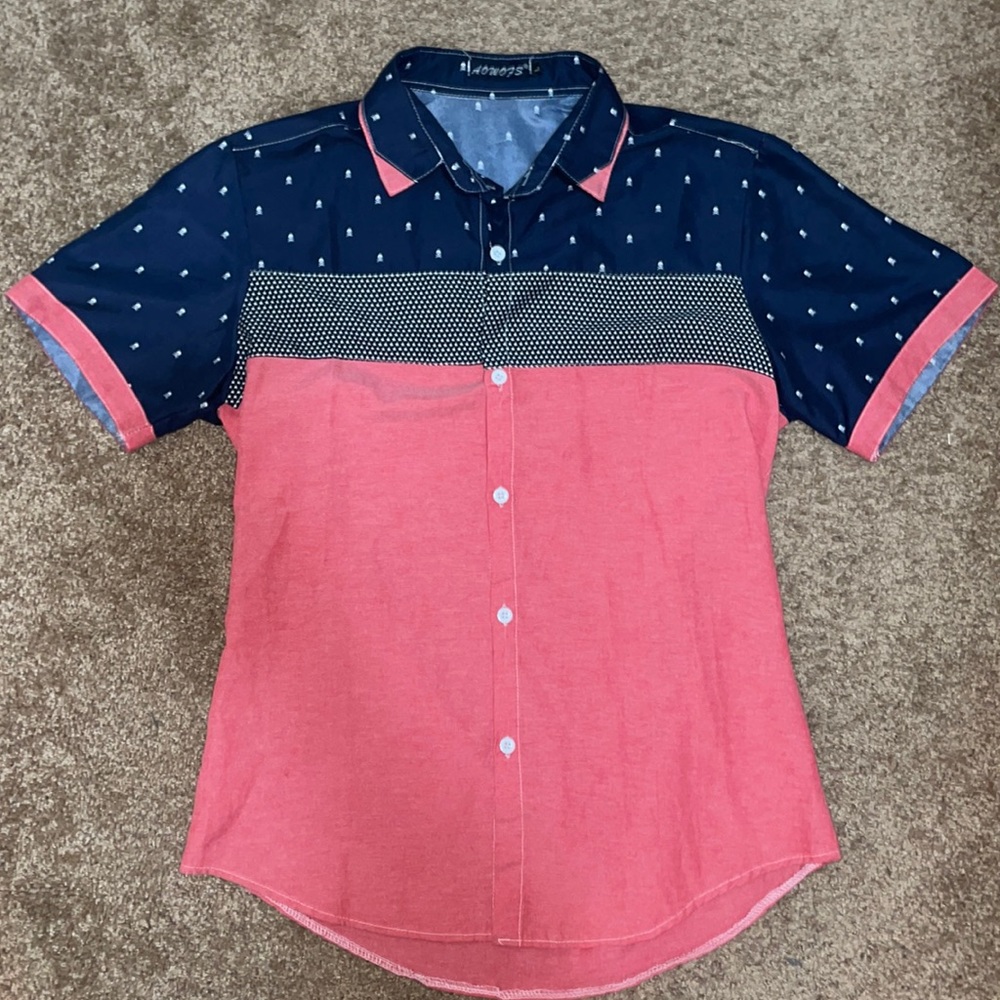 Skull Pattern Button down - Picture 2 of 3